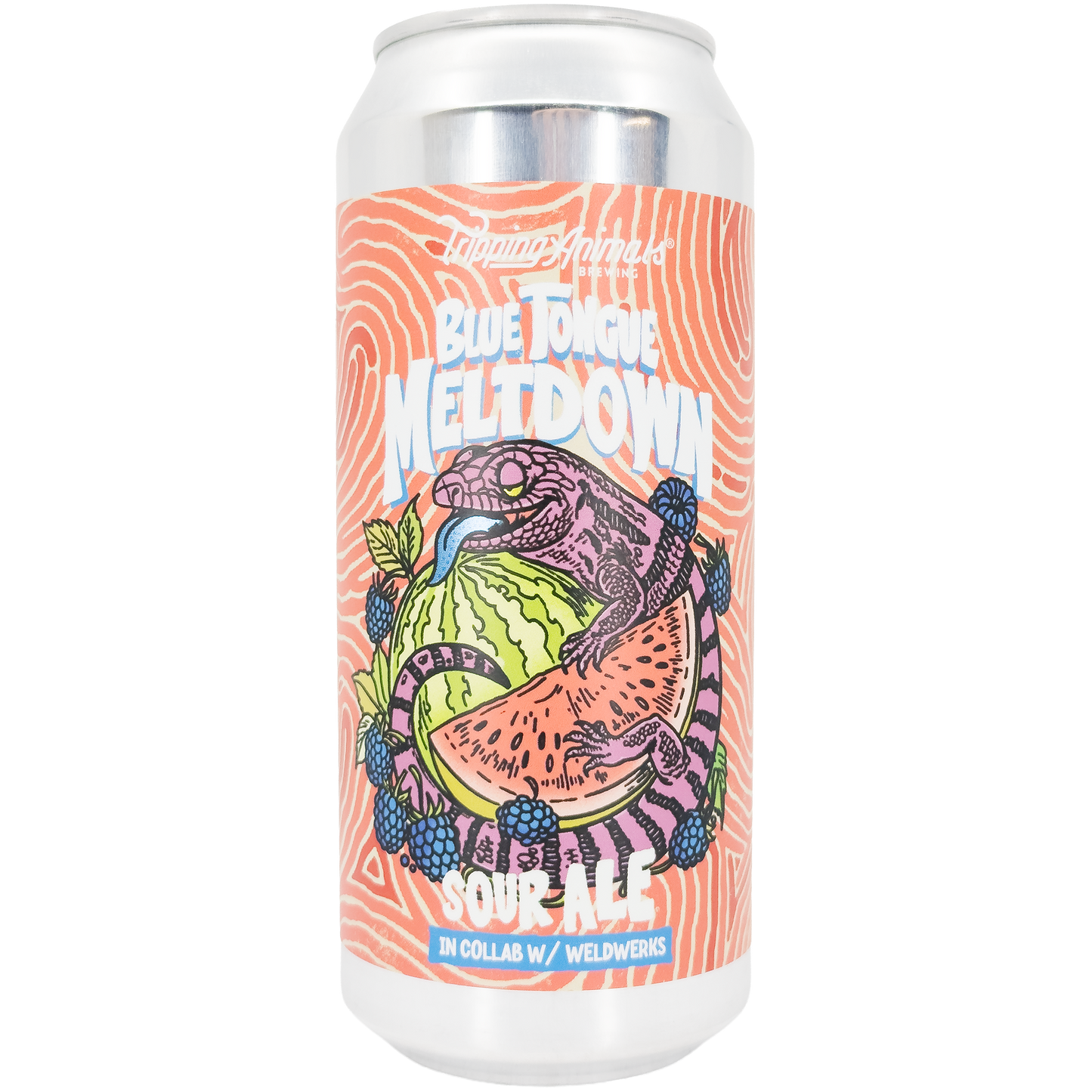 Tripping Animals x WeldWerks Brewing 'Blue Tongue Meltdown' Sour Ale Beer, Florida