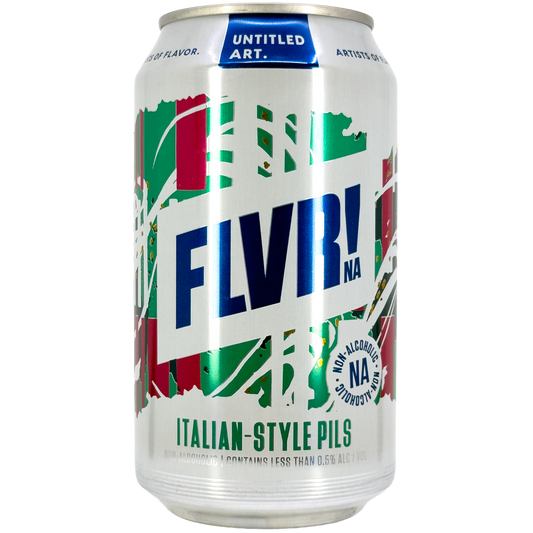 Untitled Art 'FLVR!' Non-Alcoholic Italian Pilsner Beer, Wisconsin