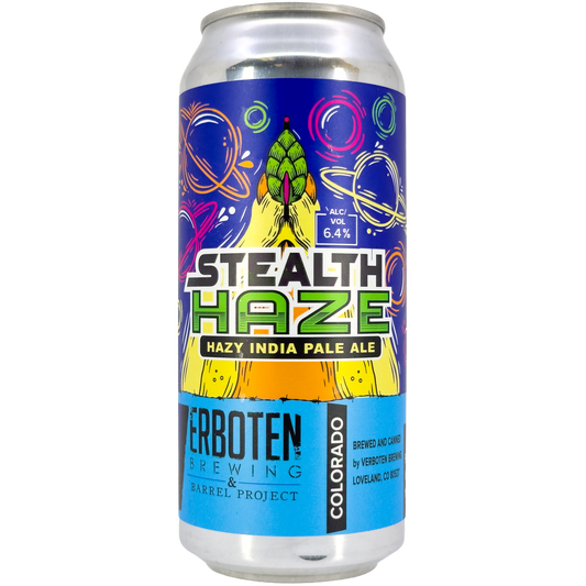 Verboten Brewing 'Stealth Haze' Unfiltered IPA Beer, Colorado