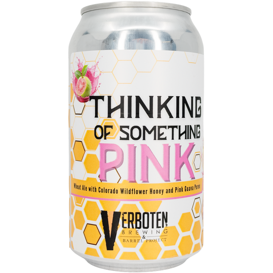 Verboten Brewing 'TOSP Think Of Something Pink' Guava Wheat Beer, Colorado