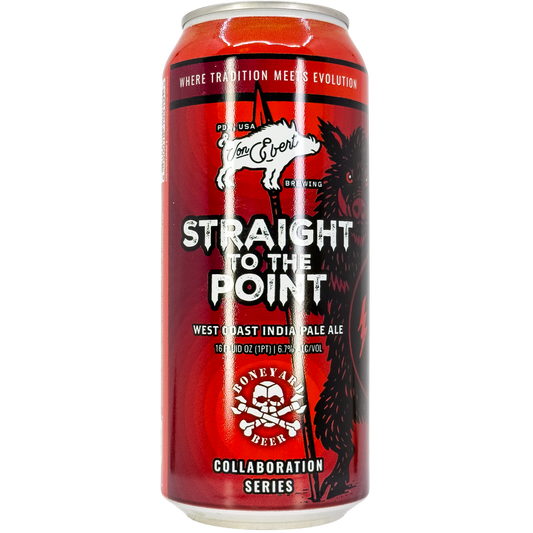 Von Ebert Brewing X Boneyard Beer 'Straight to the Point' West Coast IPA Beer, Portland, Oregon