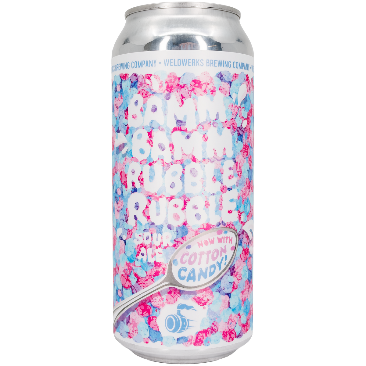 WeldWerks Brewing 'Bamm Bamm Rubble Rubble' Cotton Candy Sour Ale Beer, Colorado
