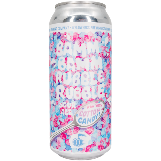 WeldWerks Brewing 'Bamm Bamm Rubble Rubble' Cotton Candy Sour Ale Beer, Colorado