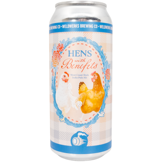 WeldWerks Brewing 'Hens With Benefits' West Coast IPA Beer, Colorado