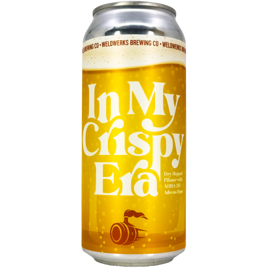 WeldWerks Brewing 'In My Crispy Era' Dry Hopped Pilsner Beer, Colorado