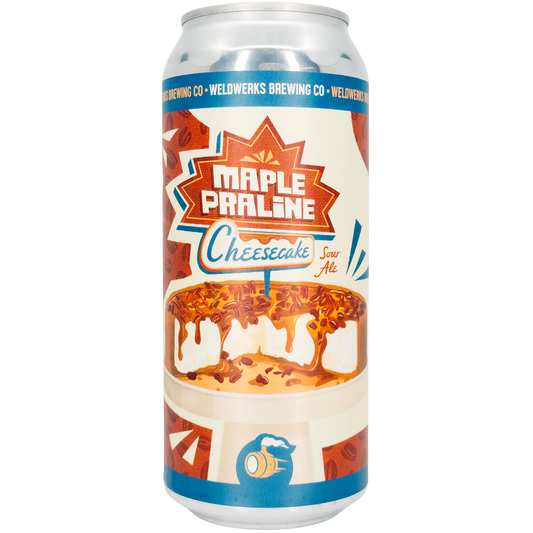 WeldWerks Brewing Maple Praline Cheesecake Berliner Sour Ale Beer, Colorado