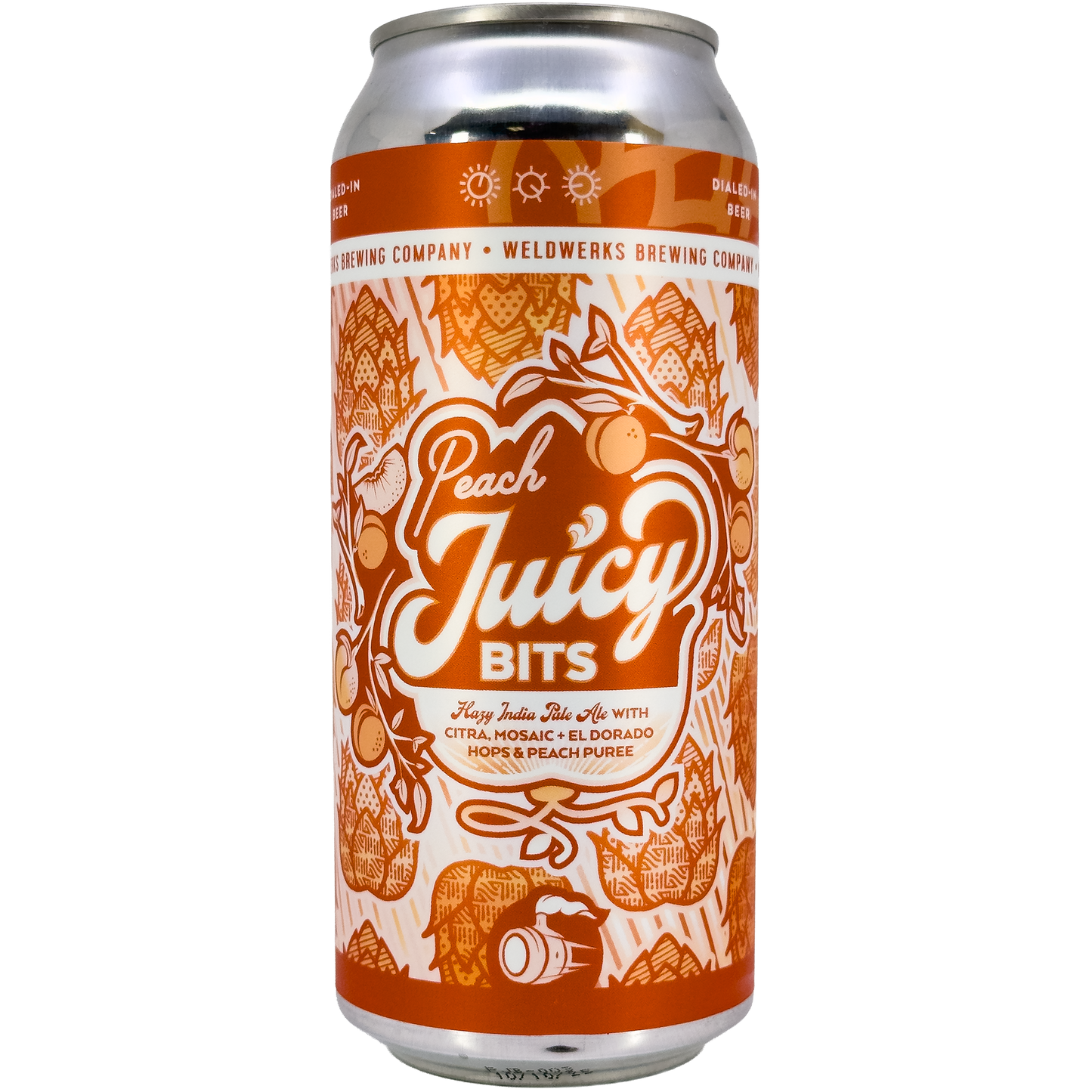 WeldWerks Brewing 'Peach Juicy Bits' Fruited Hazy IPA Beer, Colorado