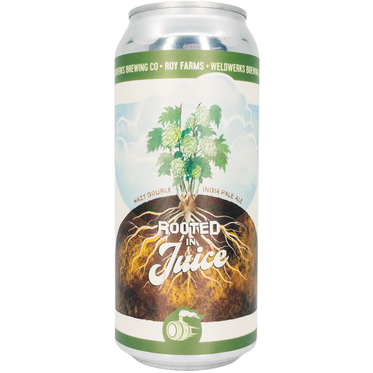 WeldWerks Brewing x Roy Farms 'Rooted in Juice' Hazy Double IPA Beer, Colorado