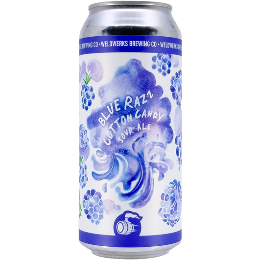 WeldWerks Brewing 'Blue Razz Cotton Candy' Sour Beer, Colorado