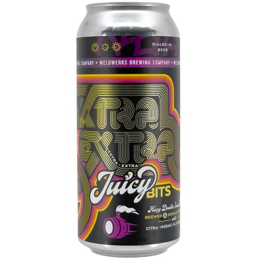 WeldWerks Brewing 'Extra Extra Juicy Bits' New England Double IPA Beer, Colorado