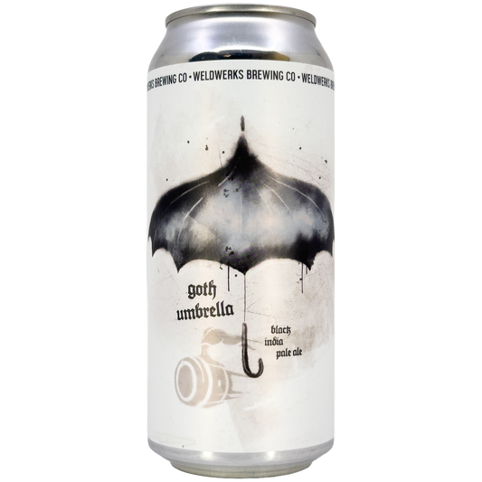 Weldwerks Brewing 'Goth Umbrella' Black IPA Beer, Colorado