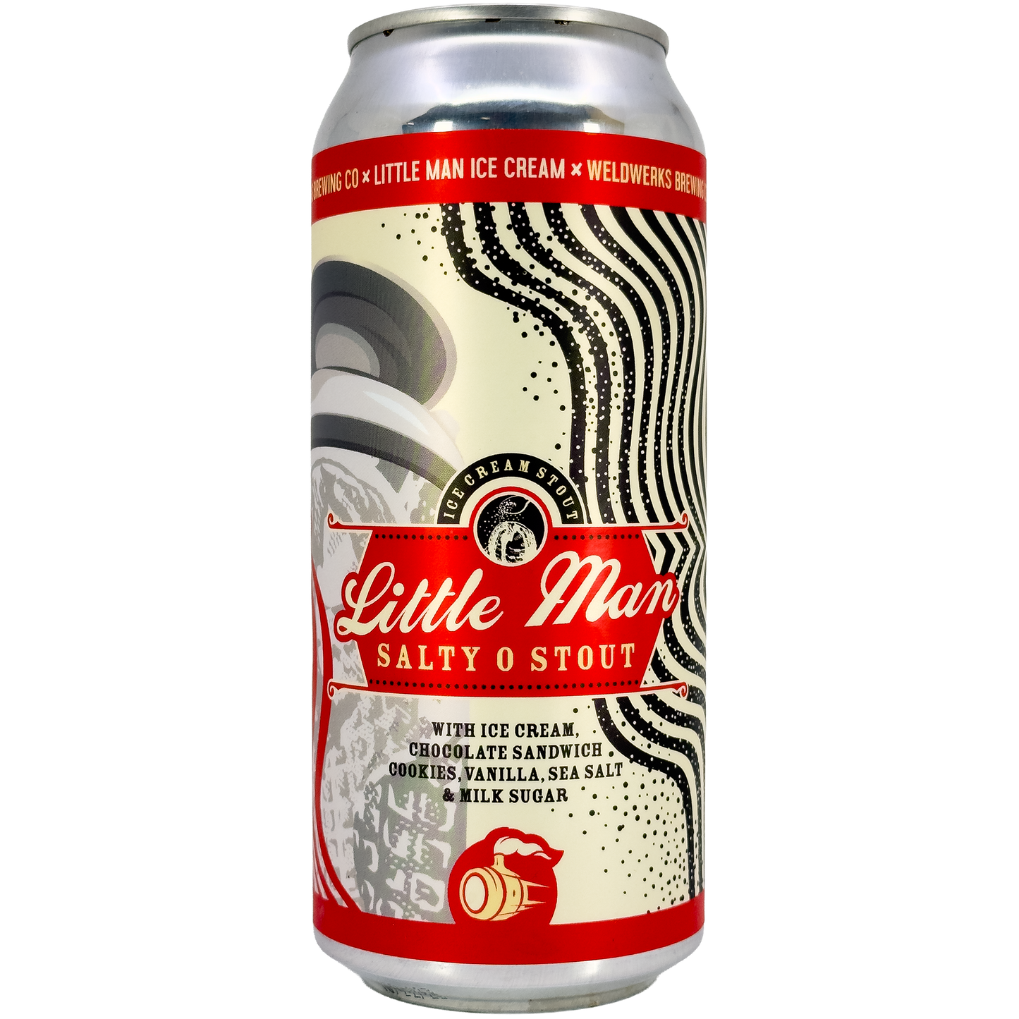 Weldwerks Brewing 'Little Man' Salted Oreo Stout Beer, Colorado