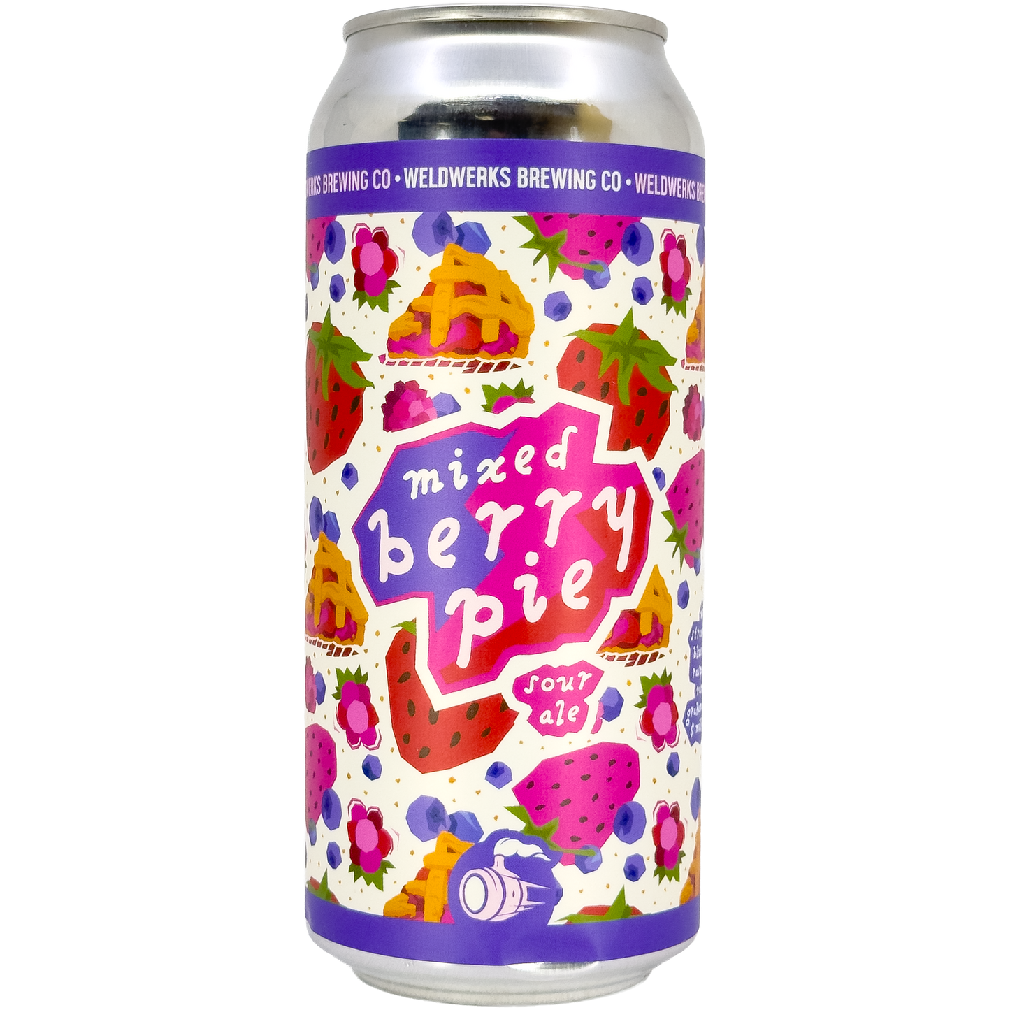 Weldwerks Brewing, 'Mixed Berry Pie' Fruited Sour Ale Beer, Colorado