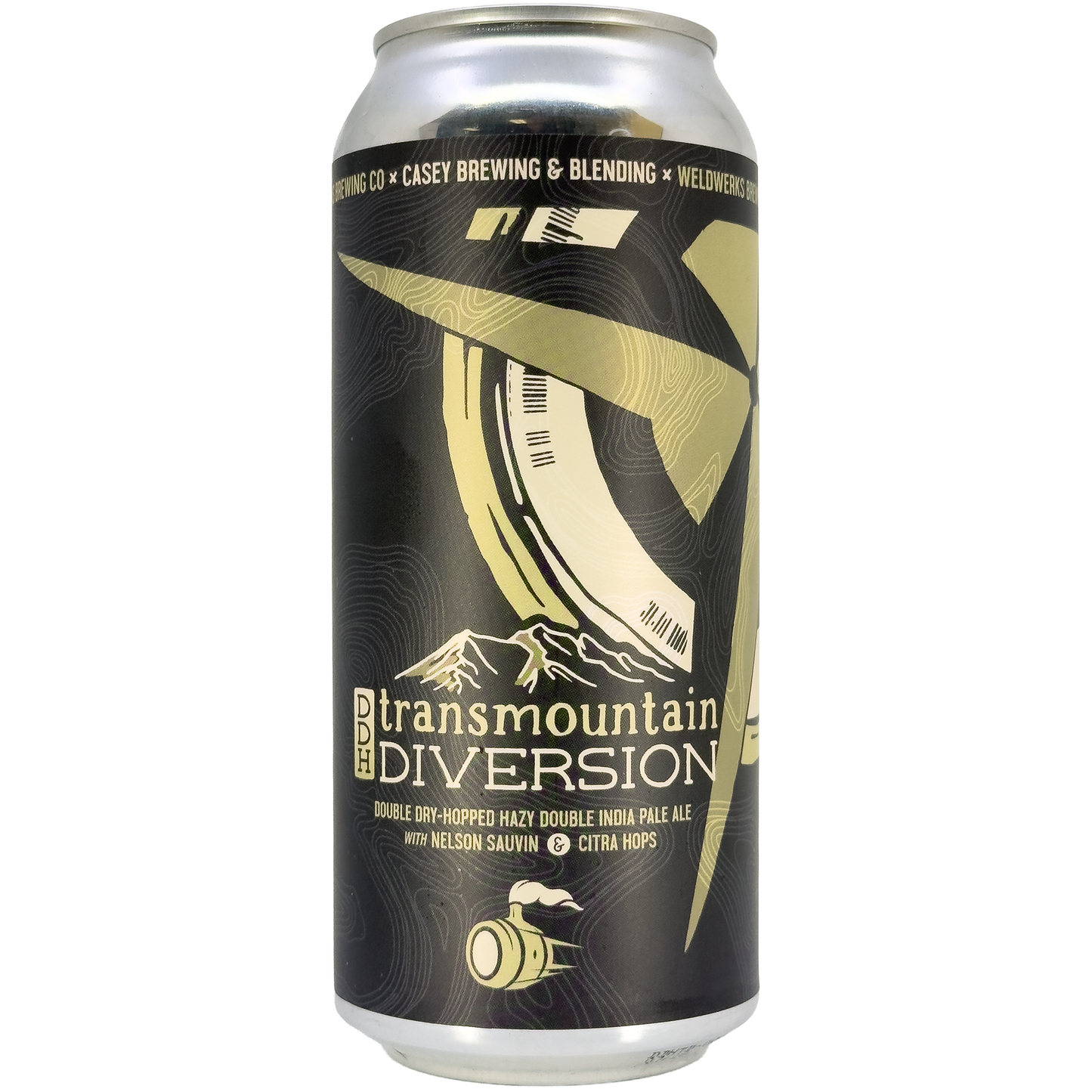 Weldwerks x Casey Brewing 'DDH Transmountain Diversion' Hazy Double IPA Beer, Colorado