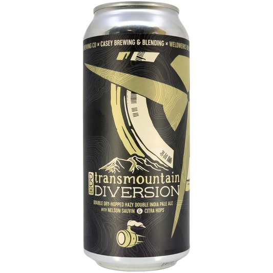 Weldwerks x Casey Brewing 'DDH Transmountain Diversion' Hazy Double IPA Beer, Colorado