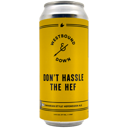 Westbound & Down Brewing 'Don't Hassle The Hef' Hefeweizen Ale Beer, Colorado