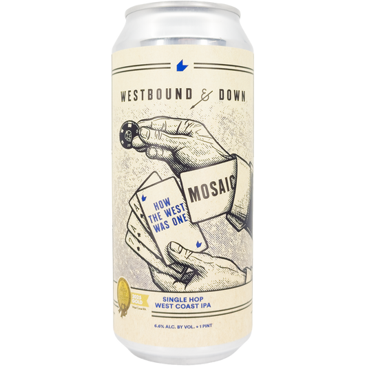 Westbound & Down Brewing 'How The West Was One: Mosaic' West Coast-Style IPA Beer, Colorado
