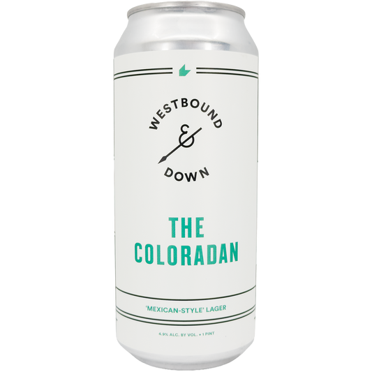 Westbound & Down Brewing 'The Coloradan' Mexican Style Lager Beer, Colorado