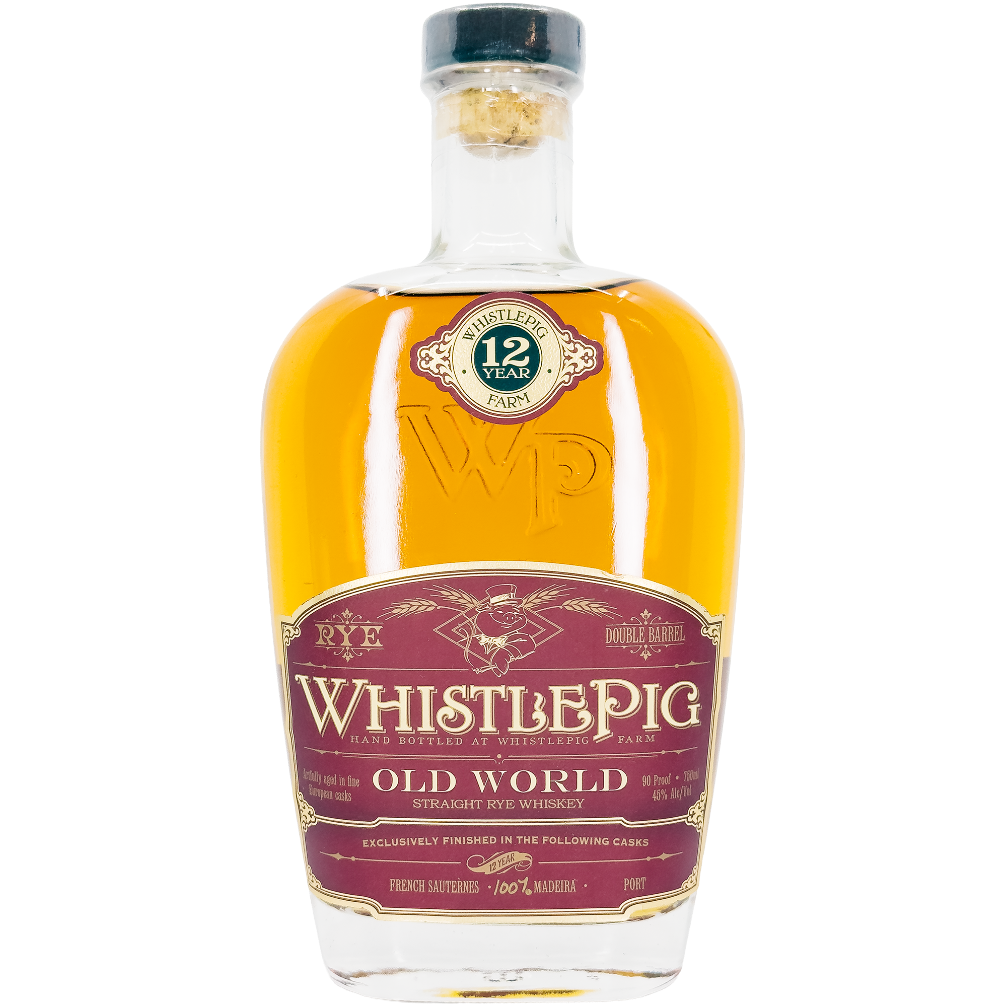 WhistlePig 'Old World Series' Madeira Finish 12 Years Old Straight Rye ...