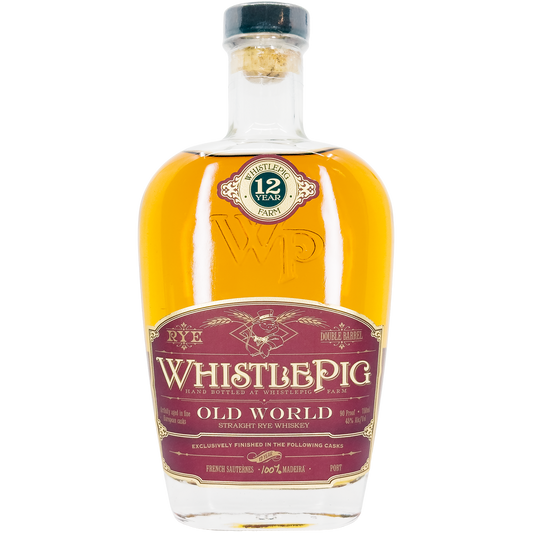 WhistlePig 'Old World Series' Madeira Finish 12 Years Old Straight Rye Whiskey, Vermont