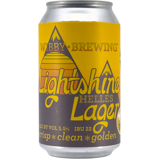 Wibby Brewing 'Lightshine Helles' Lager Beer, Colorado