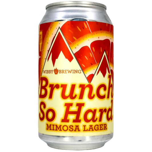 Wibby Brewing 'Brunch So Hard' Blood Orange Lager Beer, Colorado