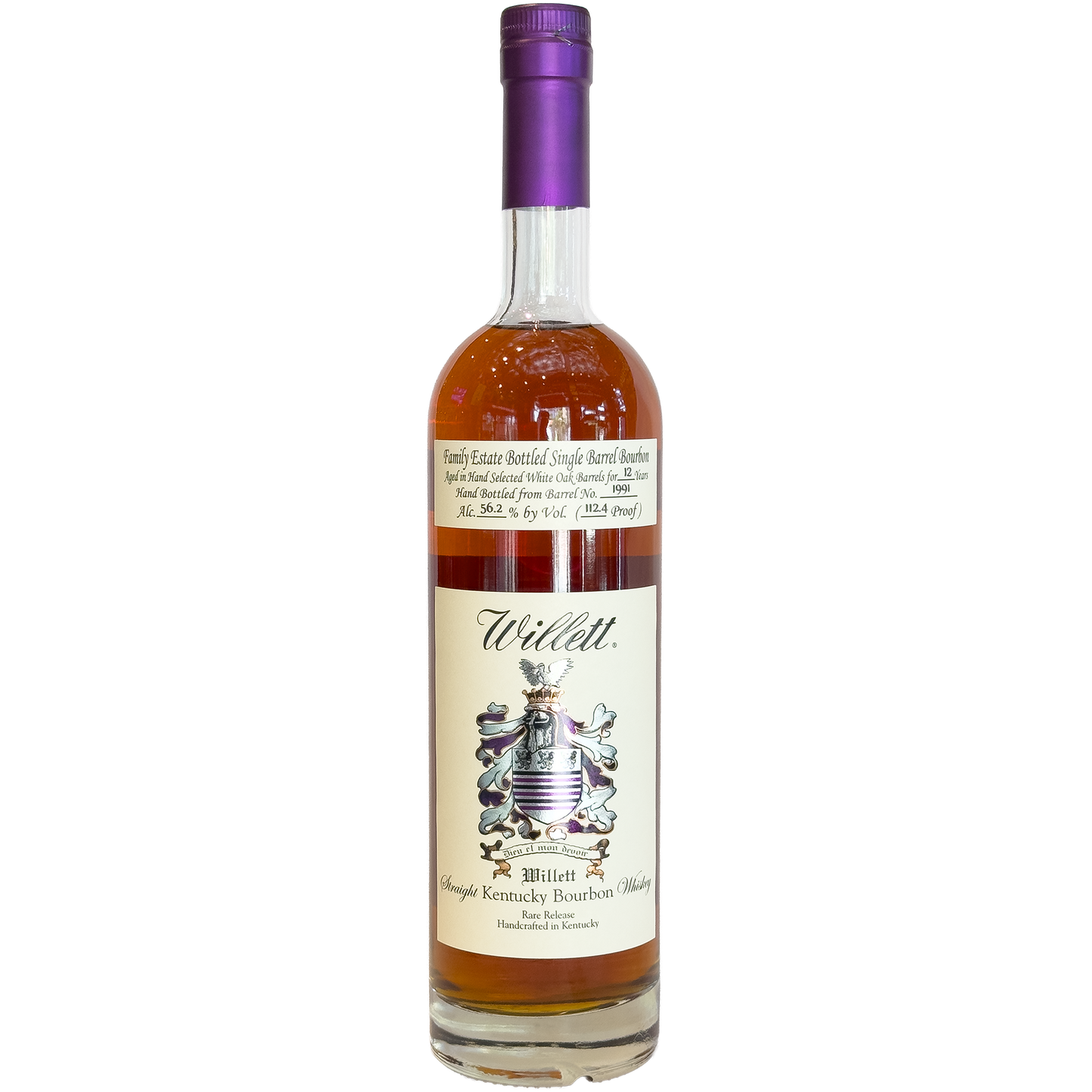 Willett Family Estate Bottled Single-Barrel 12 Year Old Straight Bourbon Whiskey, Kentucky
