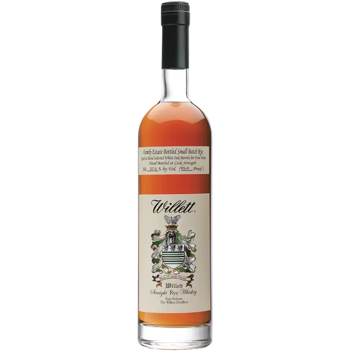 Willett Family Estate 'Small Batch' 4 Year Straight Rye Whiskey, Kentucky, USA