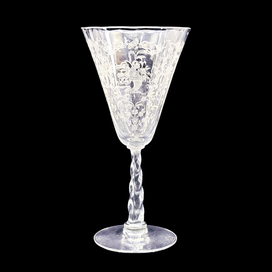 Mayflower Water Goblet by Fostoria, Set of 2