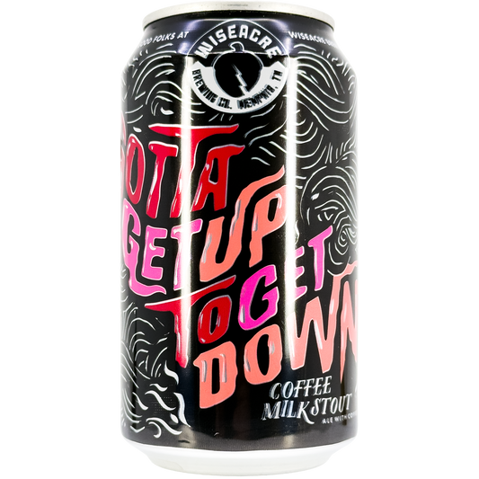 Wiseacre Brewing Co. 'Gotta Get Up To get Down' Coffee Milk Stout Beer, Tennessee