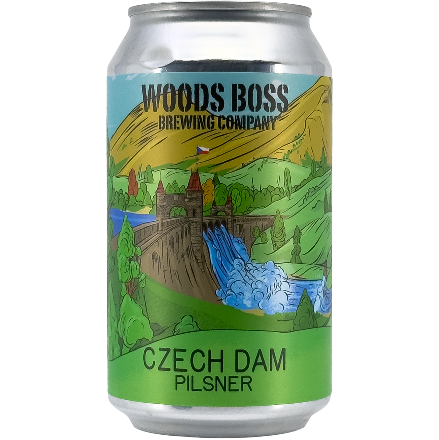 Woods Boss Brewing 'Czech Dam' Pilsner, Colorado