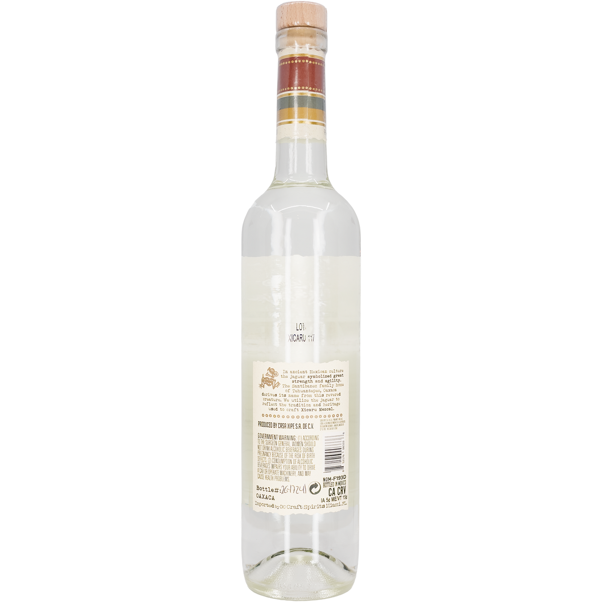 Xicaru Silver Mezcal, Oaxaca, Mexico