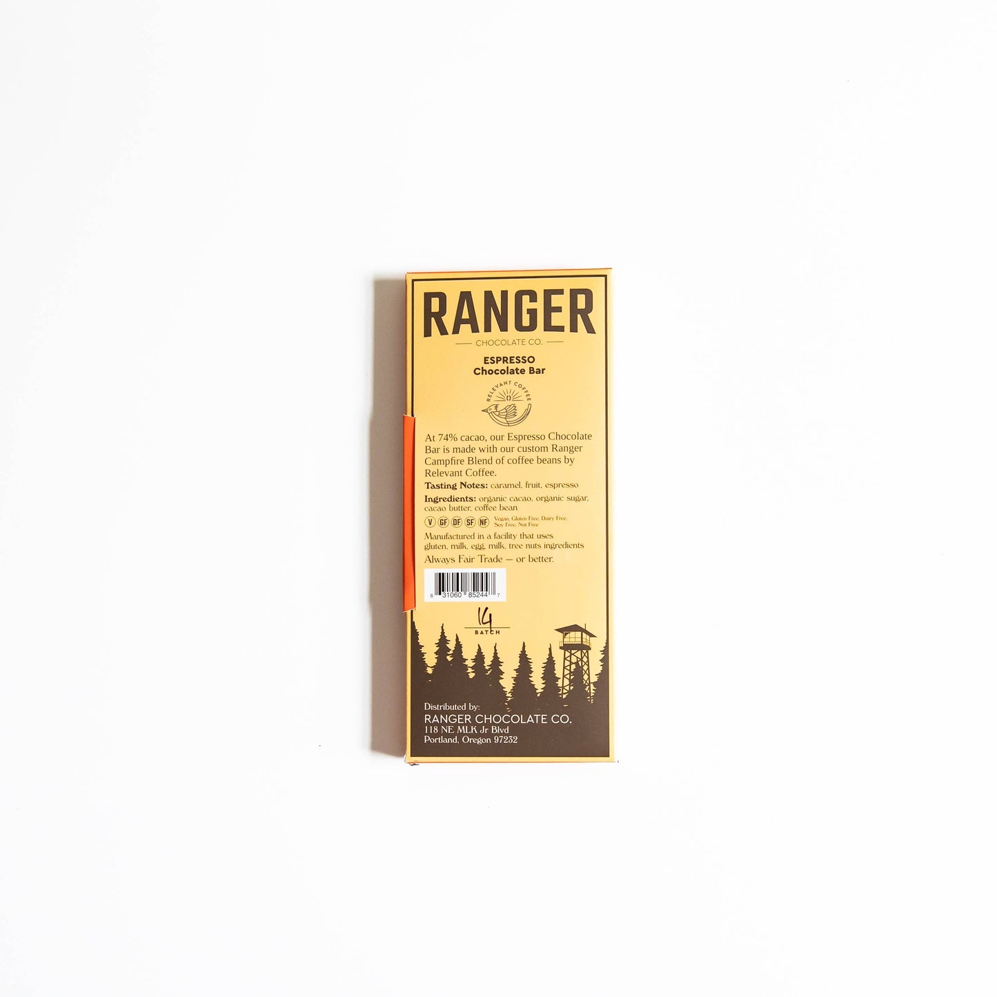 Ranger Chocolate Co. Espresso Chocolate Bar