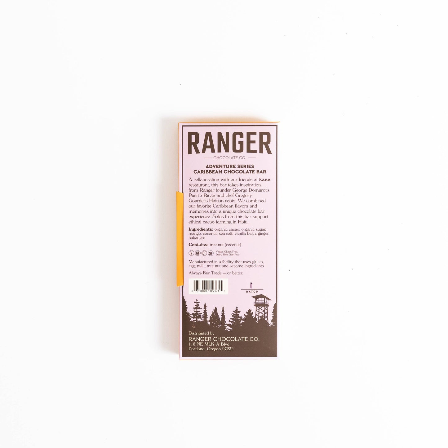 Ranger Chocolate Co. Caribbean Chocolate Bar