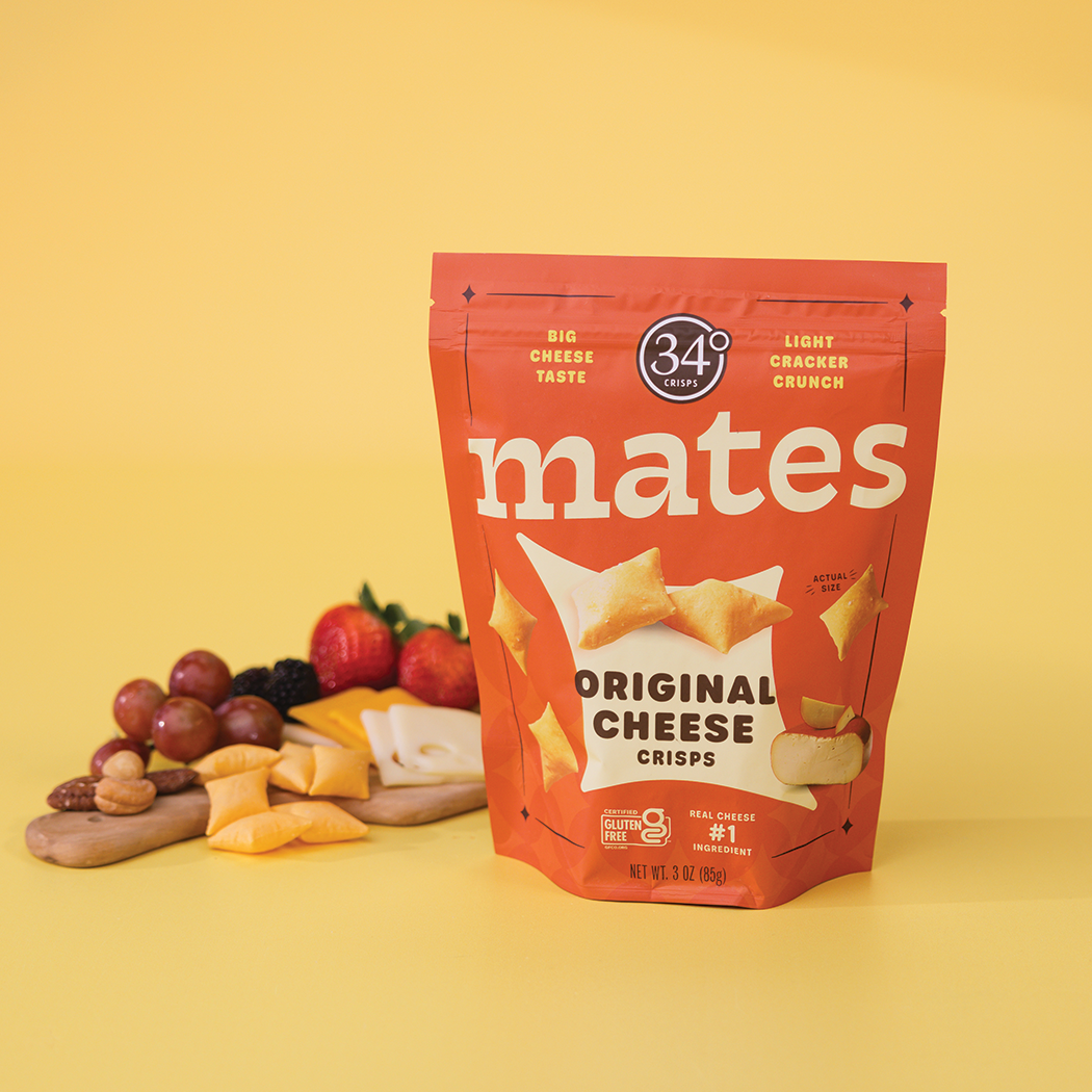 34 Degree ‘Mates’ Gluten Free Original Cheese Crisps, Colorado
