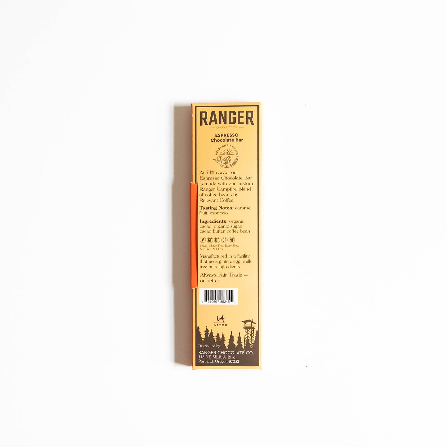 Ranger Chocolate Co. Espresso Chocolate Bar