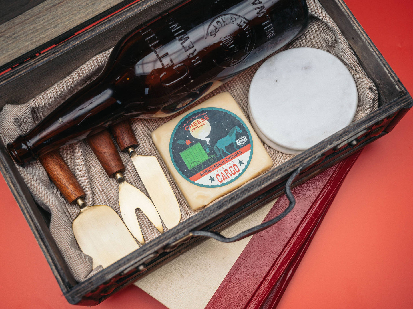 Cheese Brothers "Precious Cargo" Horseradish Cheddar, Wisconsin