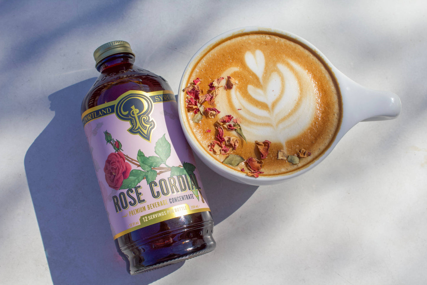 Portland Syrups Rose Cordial Syrup, Oregon