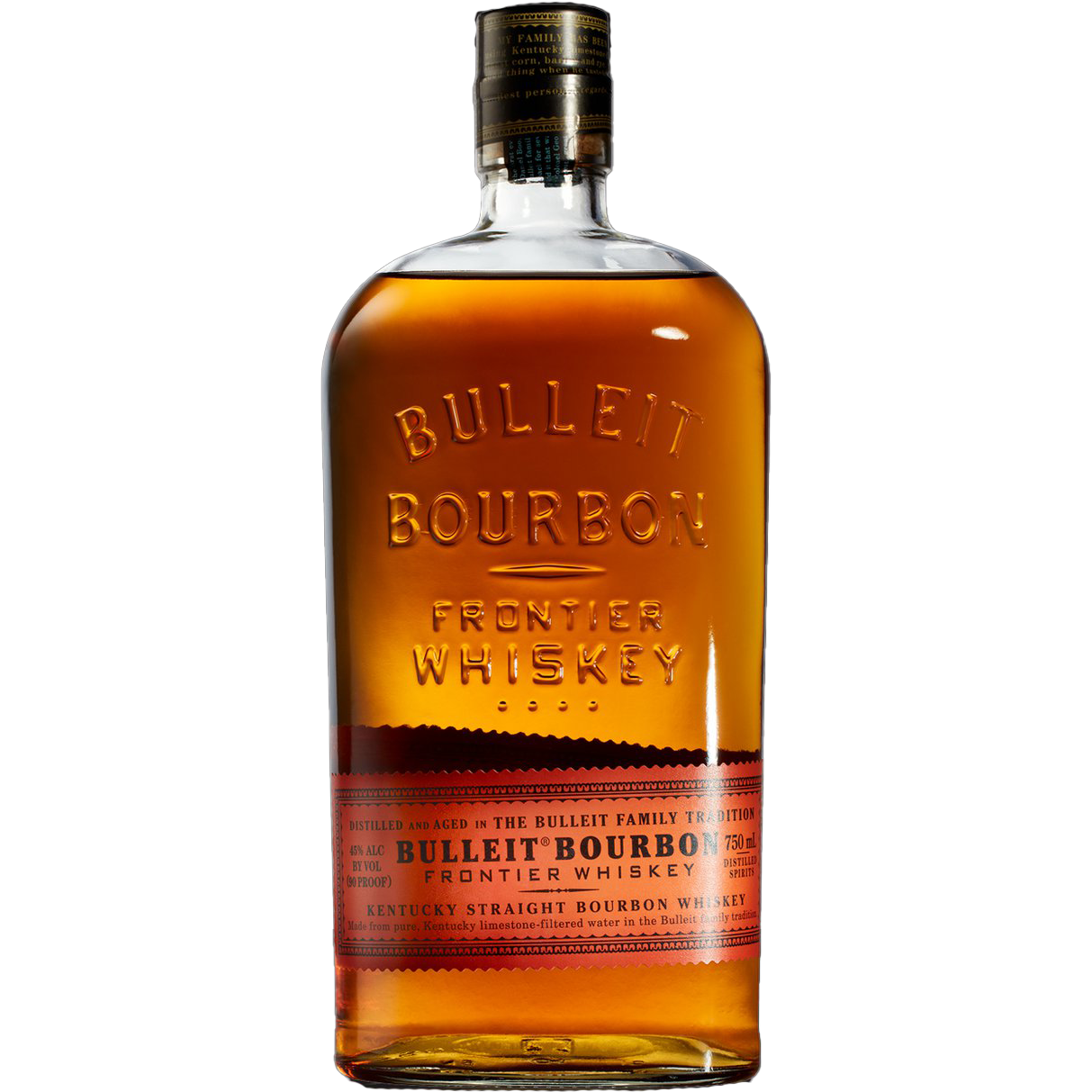 Bulleit Straight Bourbon Frontier Whiskey, Kentucky, USA