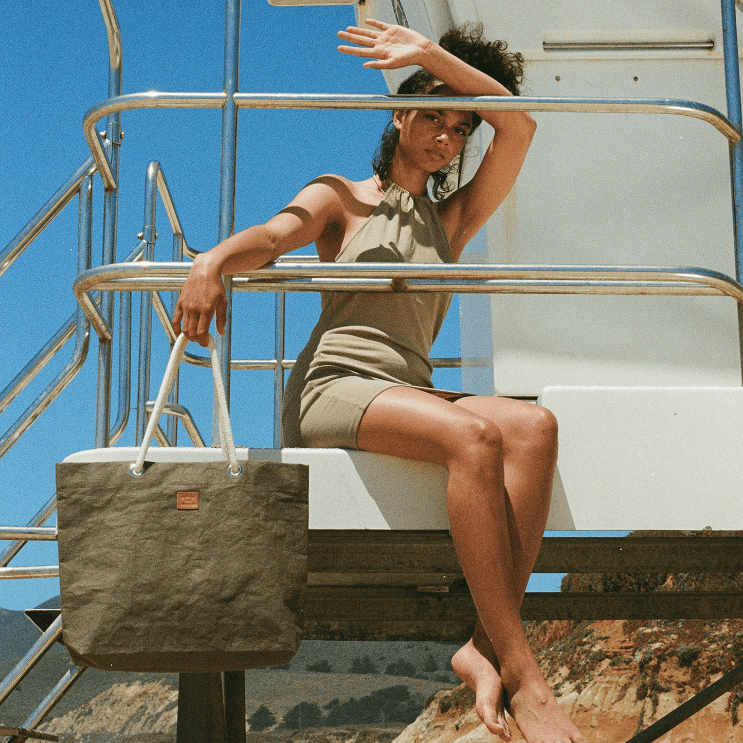 Out of the Woods 'Pure Cord' Reusable Tote Bag, California