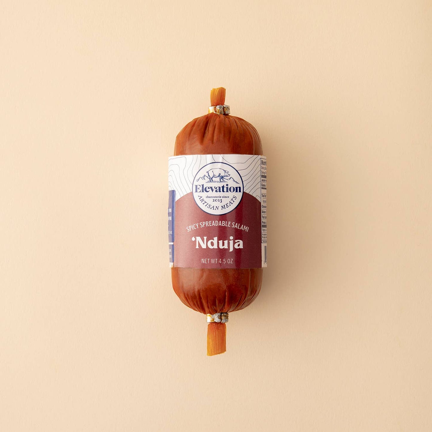 Elevation Meats Nduja Salami, Colorado