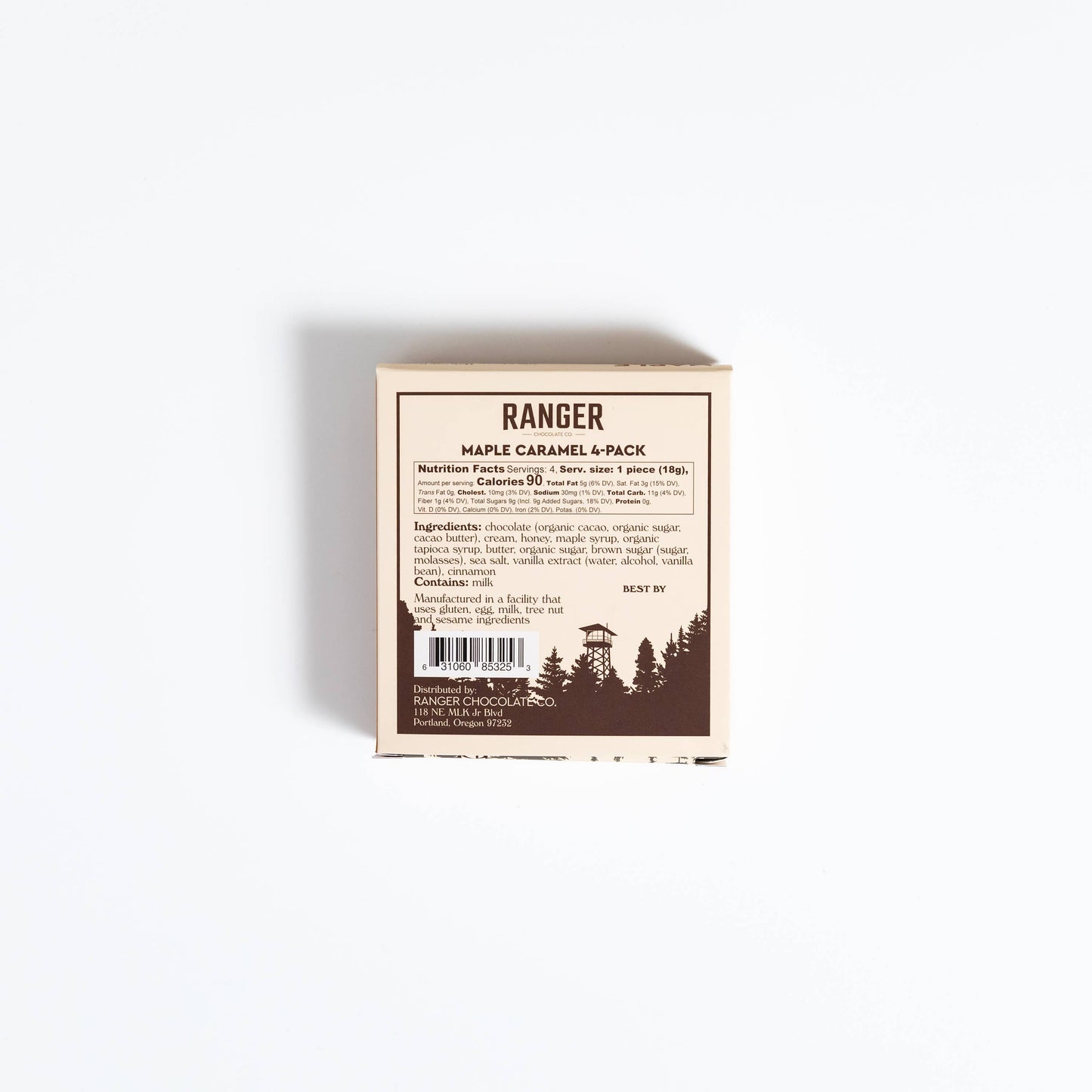 Ranger Chocolate Co. Maple Caramel Squares, Oregon
