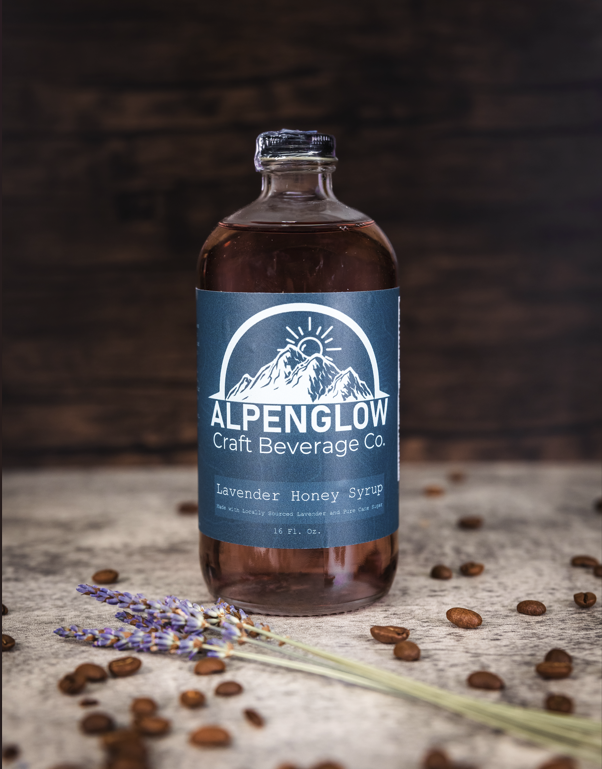 Alpenglow Cocktail Company Lavender Honey Simple Syrup, Washington