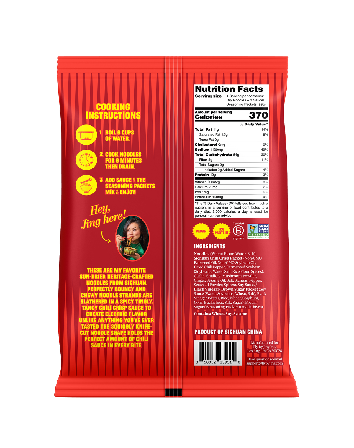 Fly By Jing - Chili Crisp Noodles