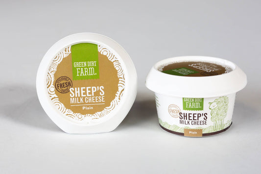 Green Dirt Farm - Fresh Spreadable Sheep's Milk Cheese - Plain 3.5 oz