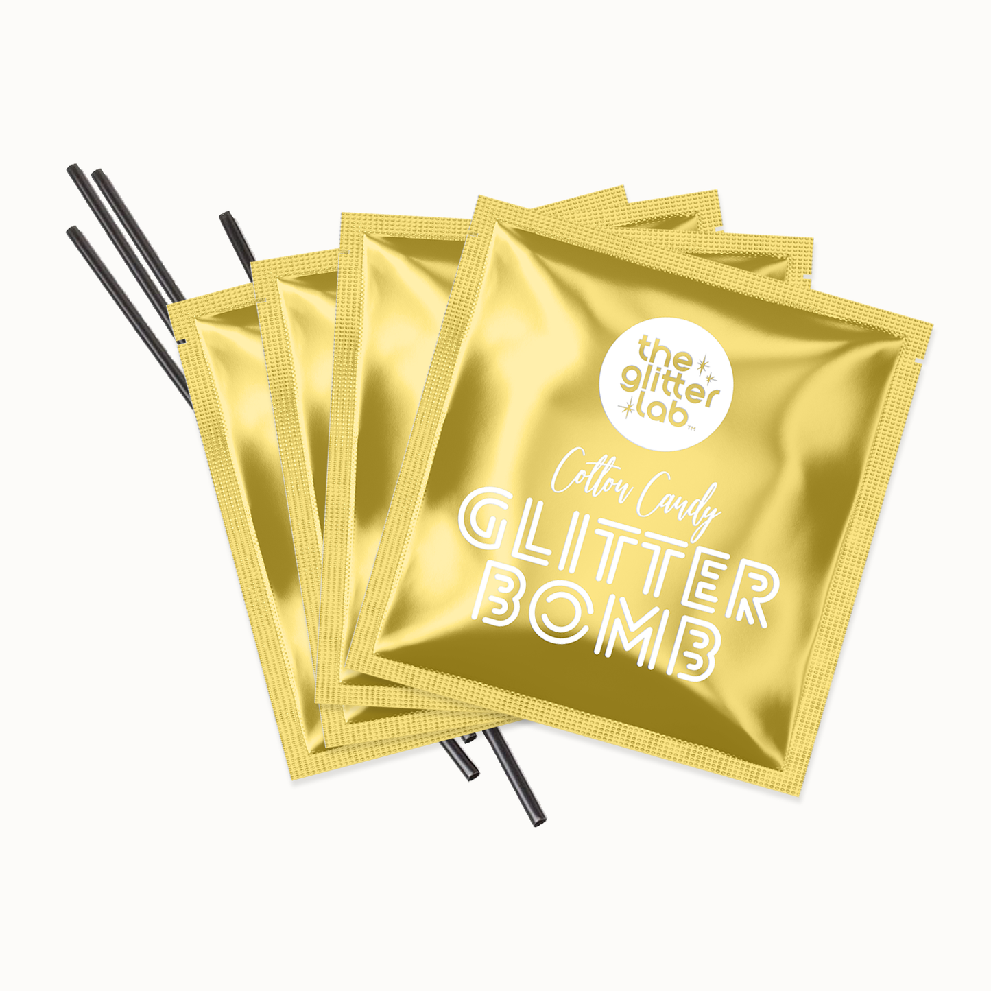 The Glitter Lab 'Gold' Drink Glitter Bombs