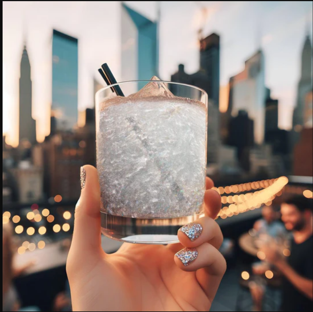 The Glitter Lab 'Silver' Drink Glitter Bombs