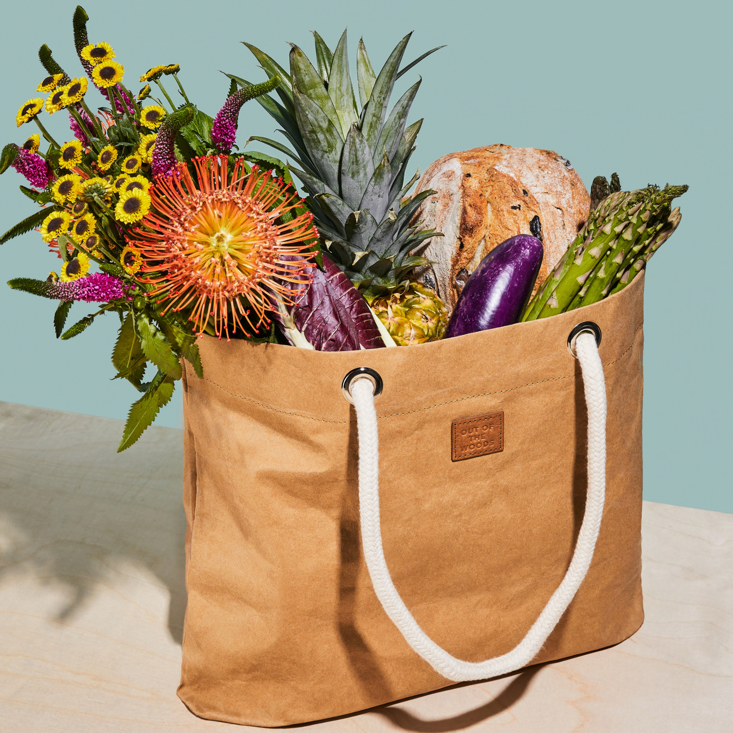 Out of the Woods 'Pure Cord' Reusable Tote Bag, California