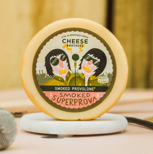 Cheese Brothers 'Smoked Superprova' Extra Smoked Provolone, Wisconsin