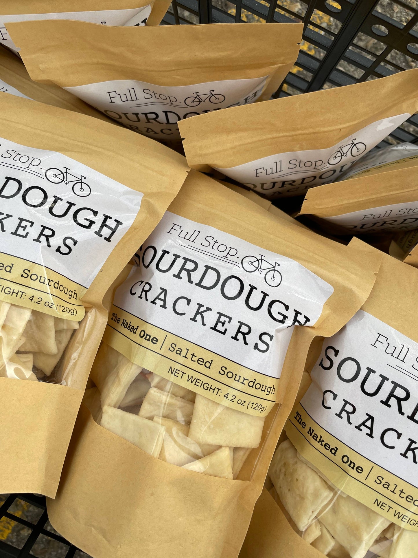 Full Stop Bakery Olive Oil & Sea Salt Sourdough Crackers, Colorado